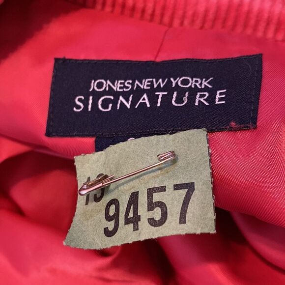 Jones New York Jacket Double-breasted Cotton Corduroy Jacket Size S - Picture 7 of 10